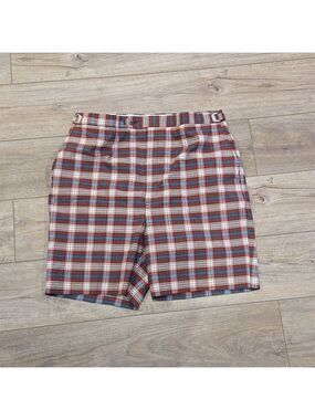 Vintage/Retro 80's Plaid Men's Golf/Bermuda Shorts